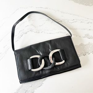 Michael Kors ID Chain Leather Clutch